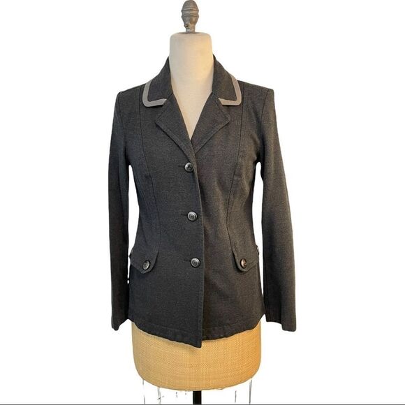 CAbi #3030 Ponte Knit Button Blazer Jacket US Women's Small - Picture 2 of 5